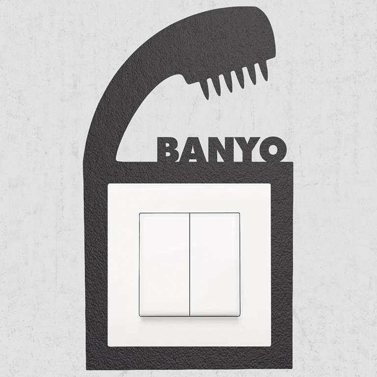 Strwood Ahşap Priz Çerçevesi - Banyo